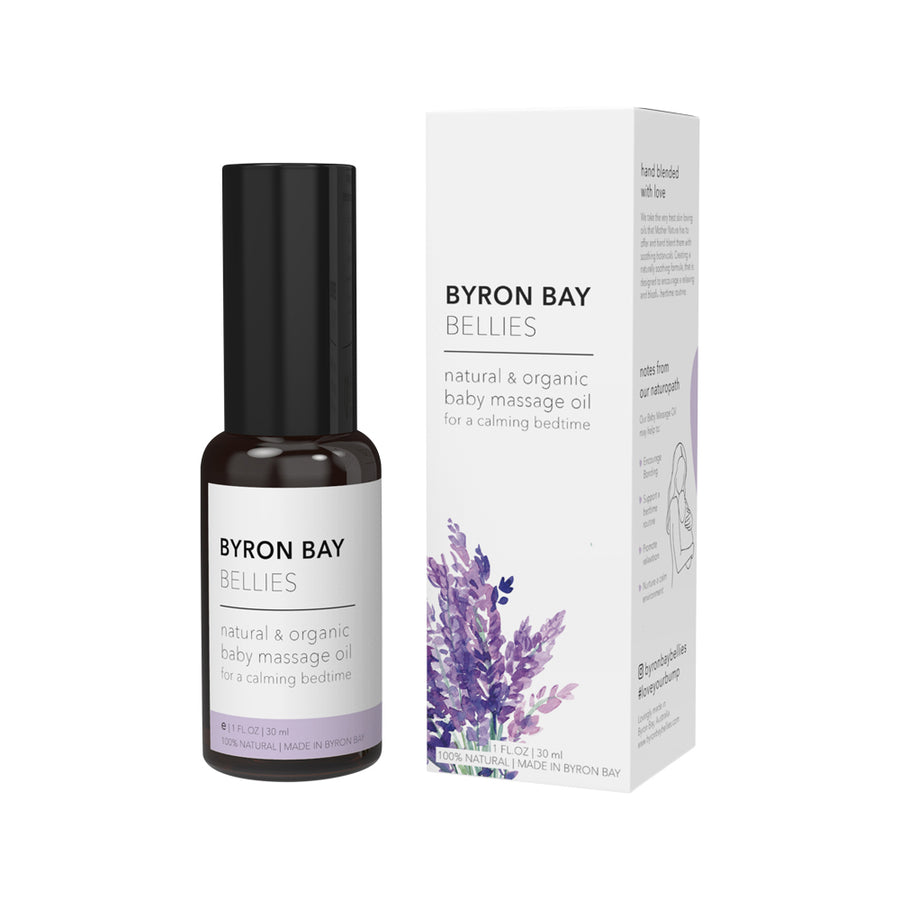 Byron Bay Bellies Org Baby Massage Oil 30ml