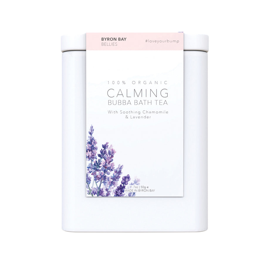 Byron Bay Bellies 100% Organic Calming Bubba Bath Tea with Soothing Chamomile and Lavender 50g