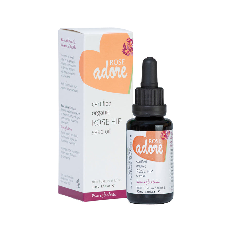 Byron Bay (Free Spirit) Rose Adore Org Rose Hip Seed Oil 30ml