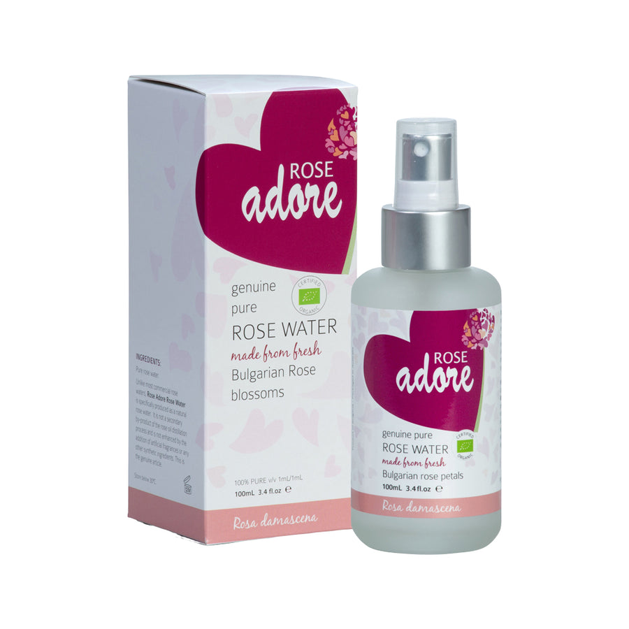 Byron Bay (Free Spirit) Rose Adore Org Rose Water Spray 100ml