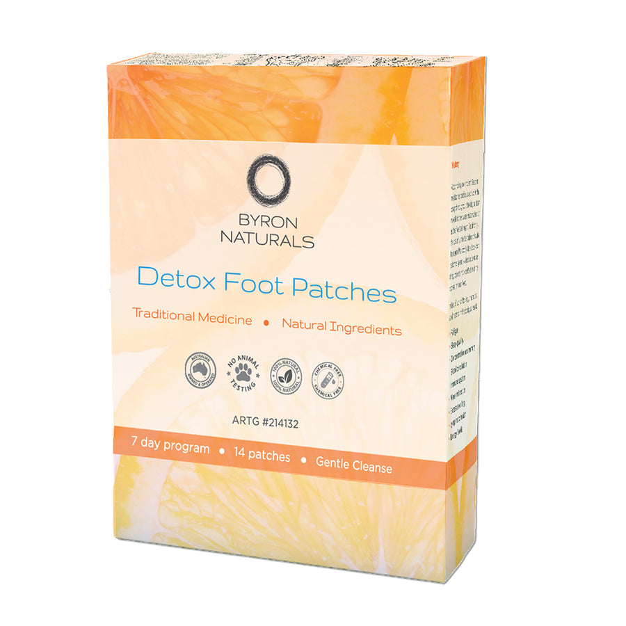 Byron Naturals Foot Patches Detox x 14 Patches (7 Pairs)