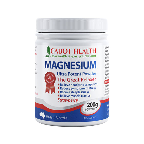 Magnesium Ultra Potent Strawberry Powder
