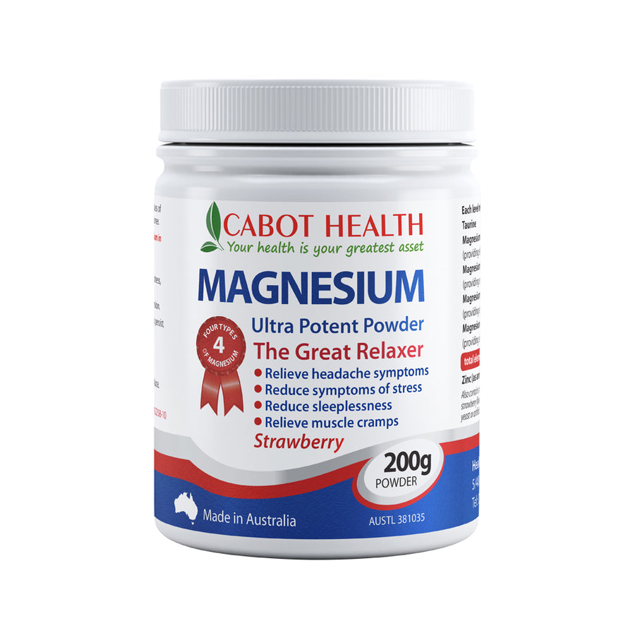 Magnesium Ultra Potent Strawberry Powder