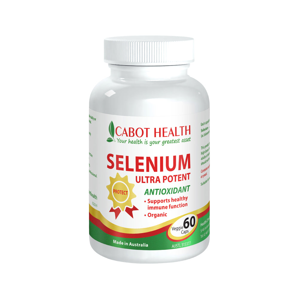 Cabot Health Selenium Ultra Potent Antioxidant 60 Veggie Capsules