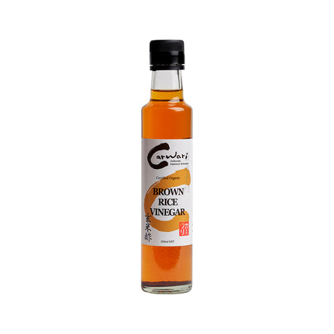 Carwari Org Rice Vinegar Brown 250ml