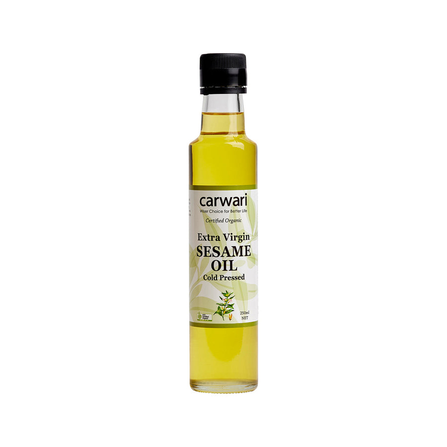 Carwari Organic Extra Virgin Sesame Oil Cold Pressed 250ml