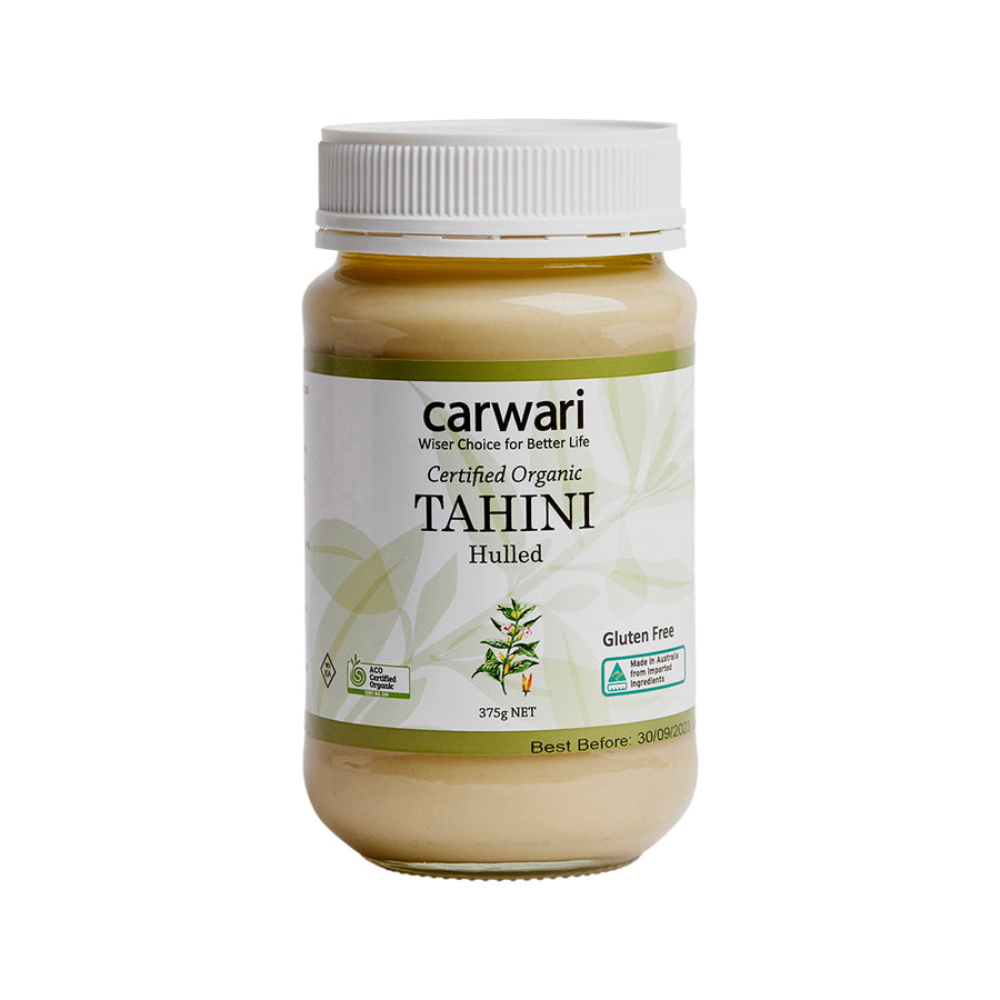 Carwari Certified Organic Tahini Hulled 375g