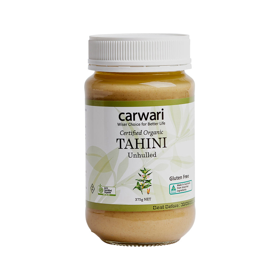 Carwari Org Tahini Unhulled 375g