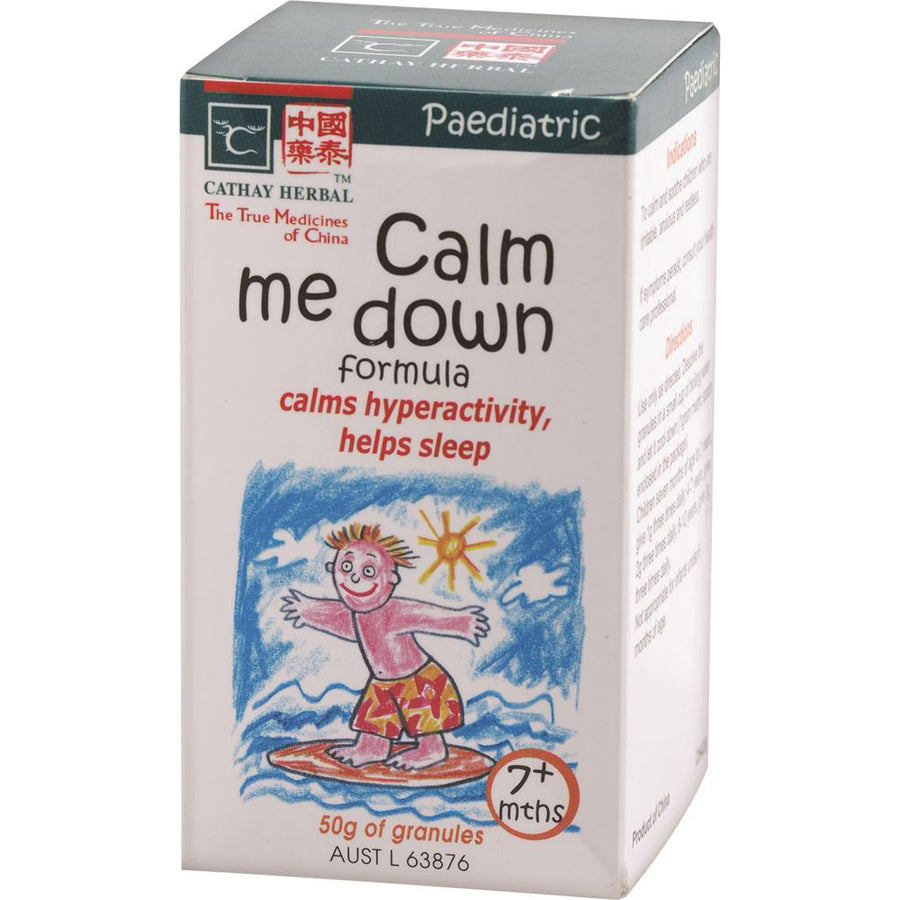 Cathay Herbal Paediatric Calm Me Down Formula 50g