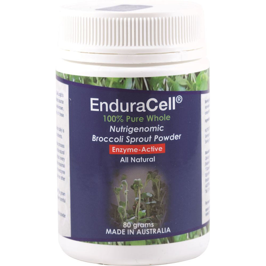 EnduraCell 100% Pure Whole Nutrigenomic Broccoli Sprout Powder 80g