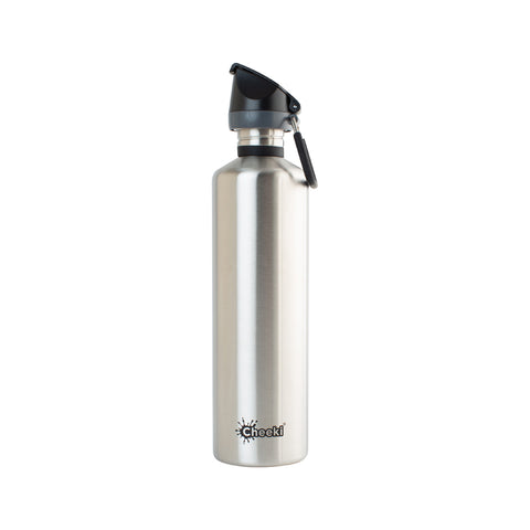 Cheeki Single Wall Bottle Active Silver 1L