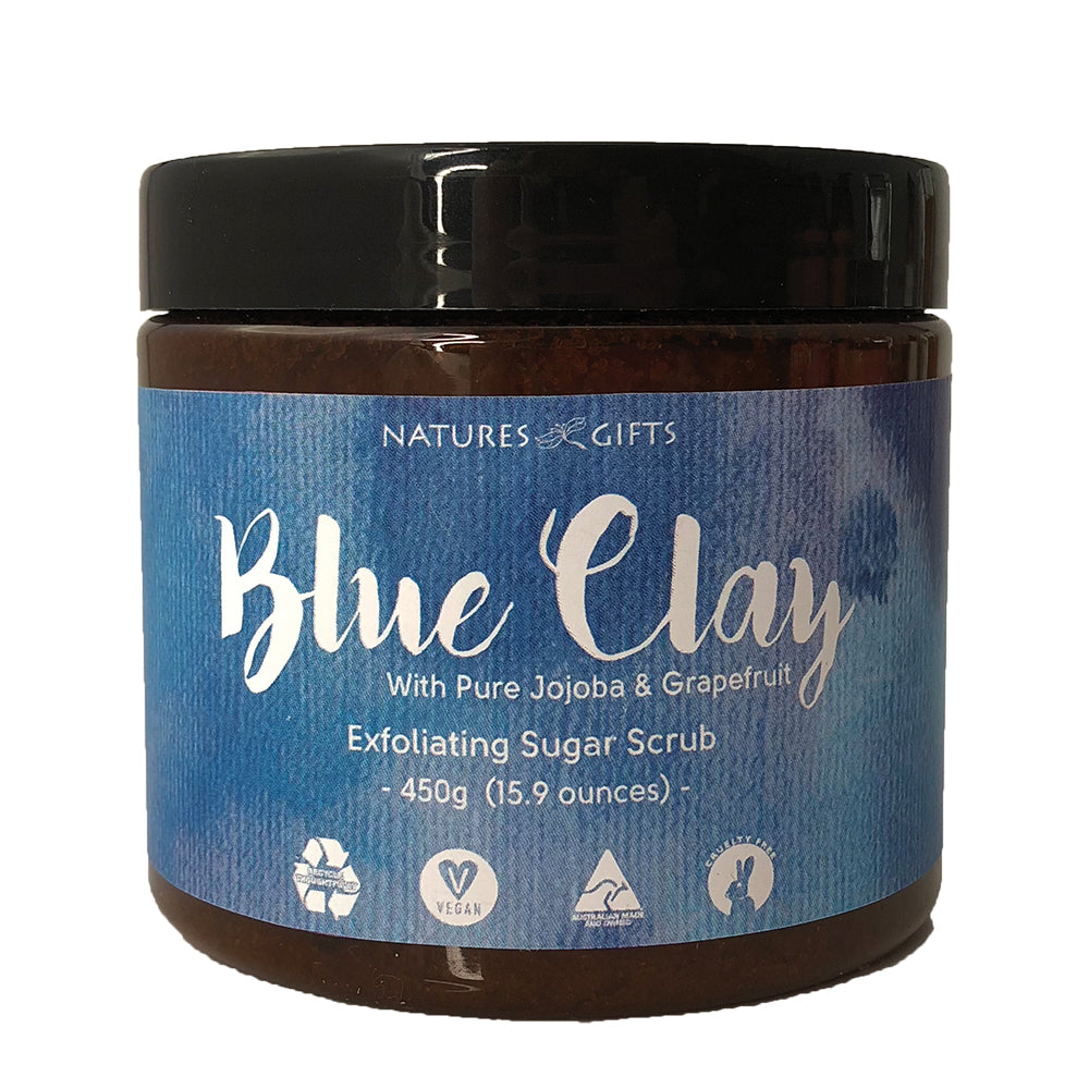 Clover Fields NG Essent Blue Clay Exfol Sugar Scrub 450g