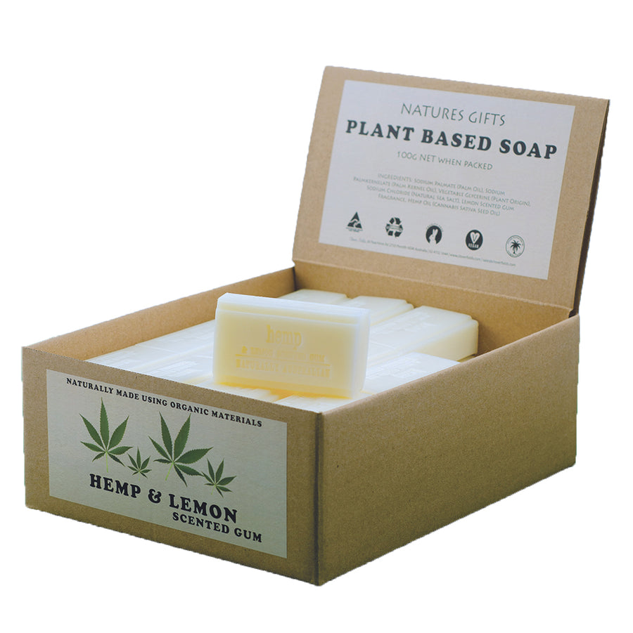 Clover Fields NG Hemp and Lemon Scented Gum 100g x 36 Display