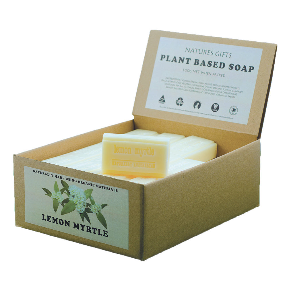 Clover Fields NG Lemon Myrtle Soap 100g x 36 Display
