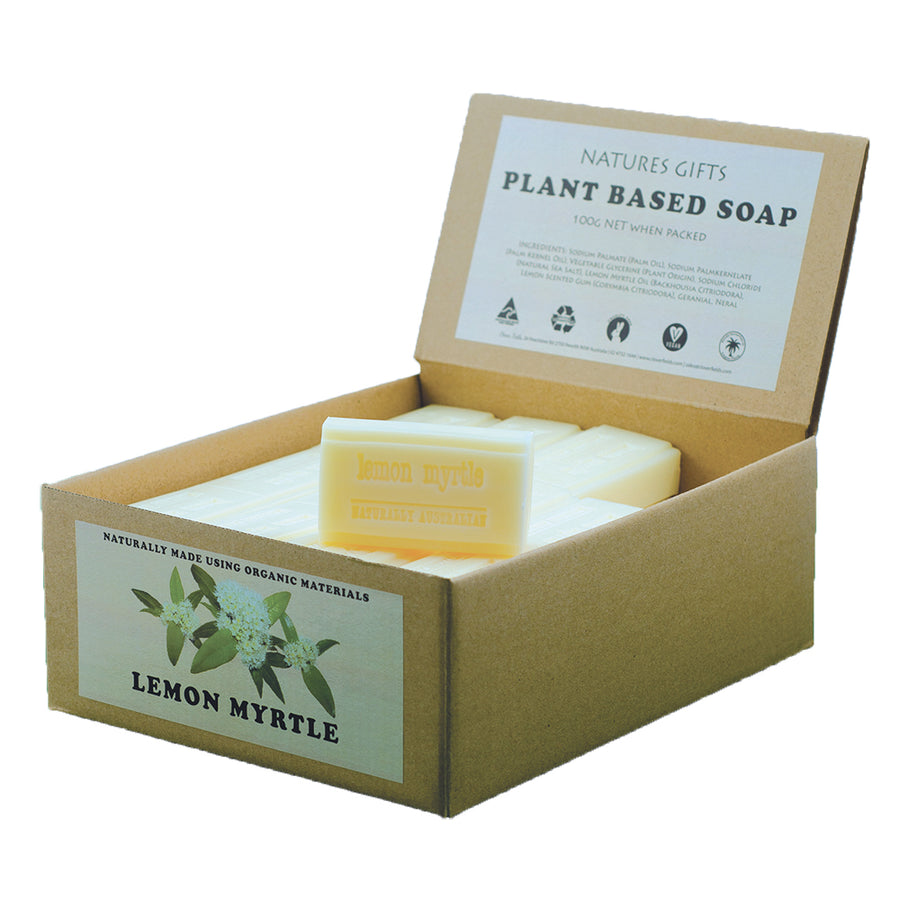 Clover Fields NG Lemon Myrtle Soap 100g x 36 Display