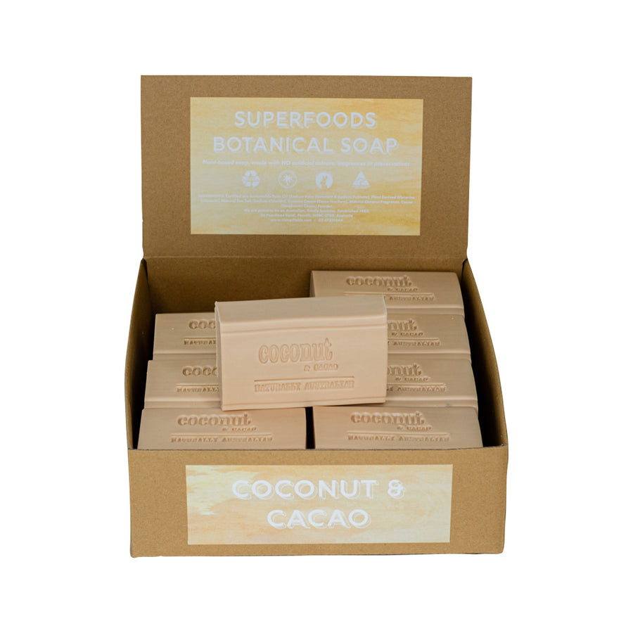 Clover Fields S.Food Botan Coconut and Cacao Soap 