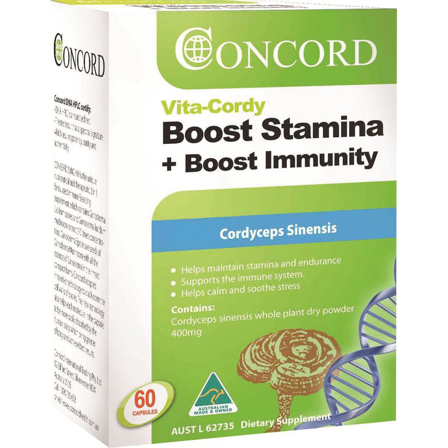 Concord Vita Cordy Boost Stamina Boost Immunity 60c