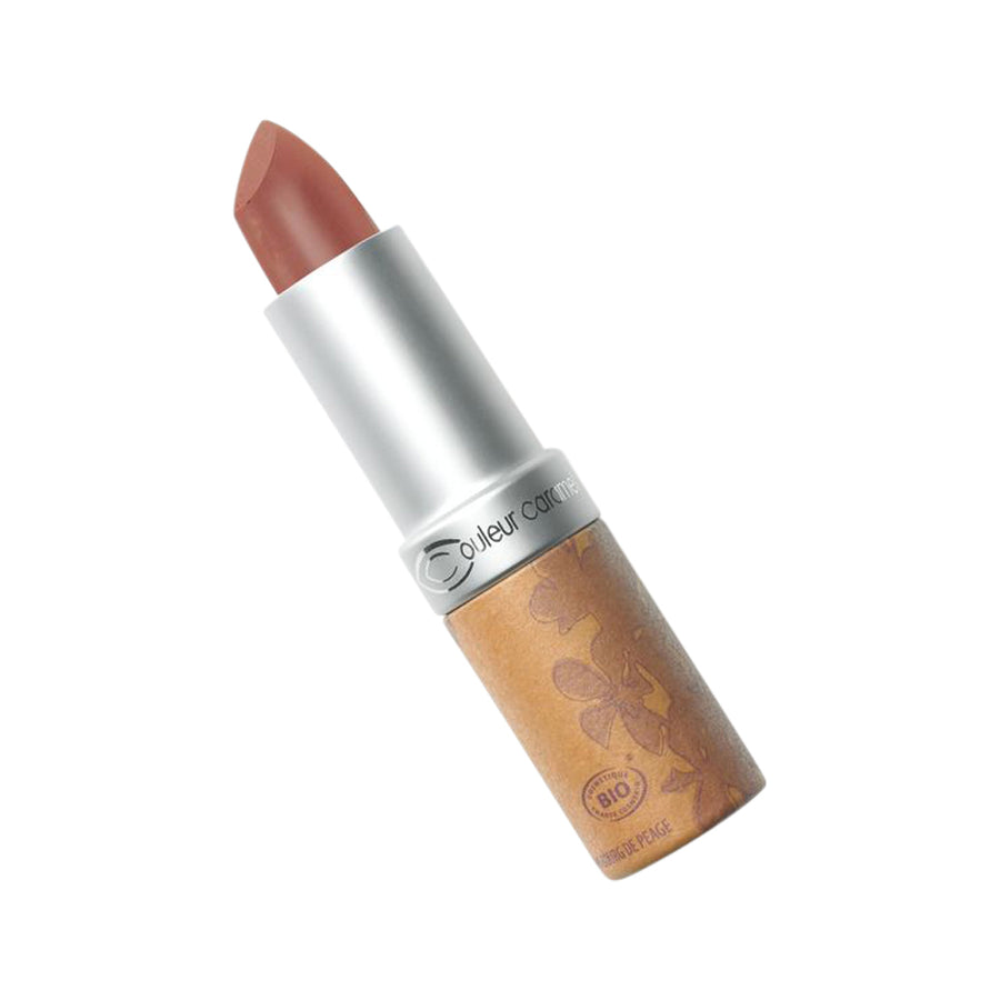Couleur Caramel Org Lipstick Glossy Pearly Chocolate Brown