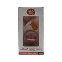 Cub Bear Co Rubber Dummy Round Medium Pink Twin
