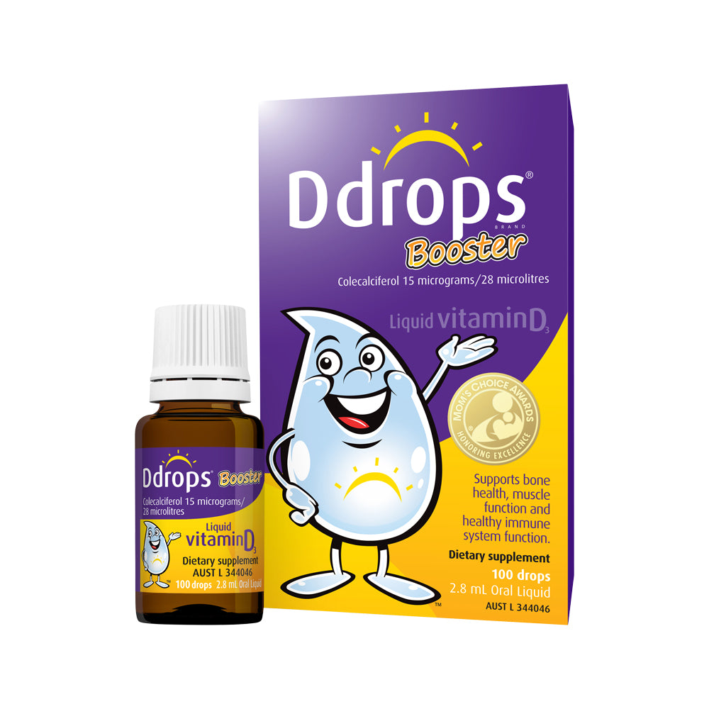 Ddrops Booster Liquid Vitamin D3 600IU 2.8ml