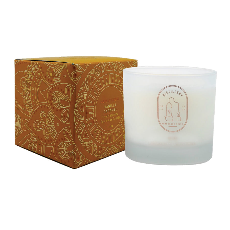 Distillery Soy Candle Addiction Vanilla Caramel 190g