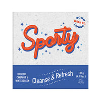 Downunder Wash Co Sporty Cleanse Refresh Menthol Camphor Wintergreen 115g