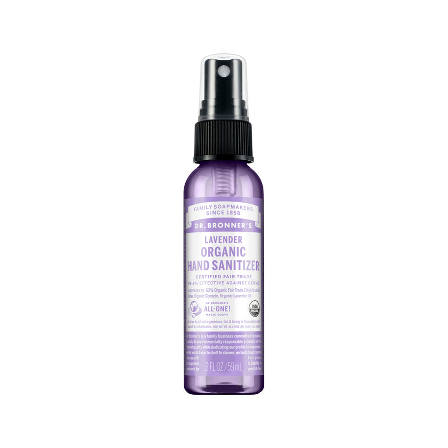 Dr. Bronner's Organic Lavender Hand Sanitizer 59ml