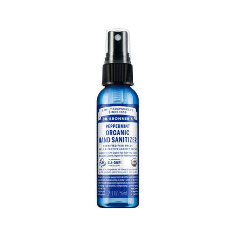 Dr. Bronner's Organic Hand Sanitizer Peppermint 59ml