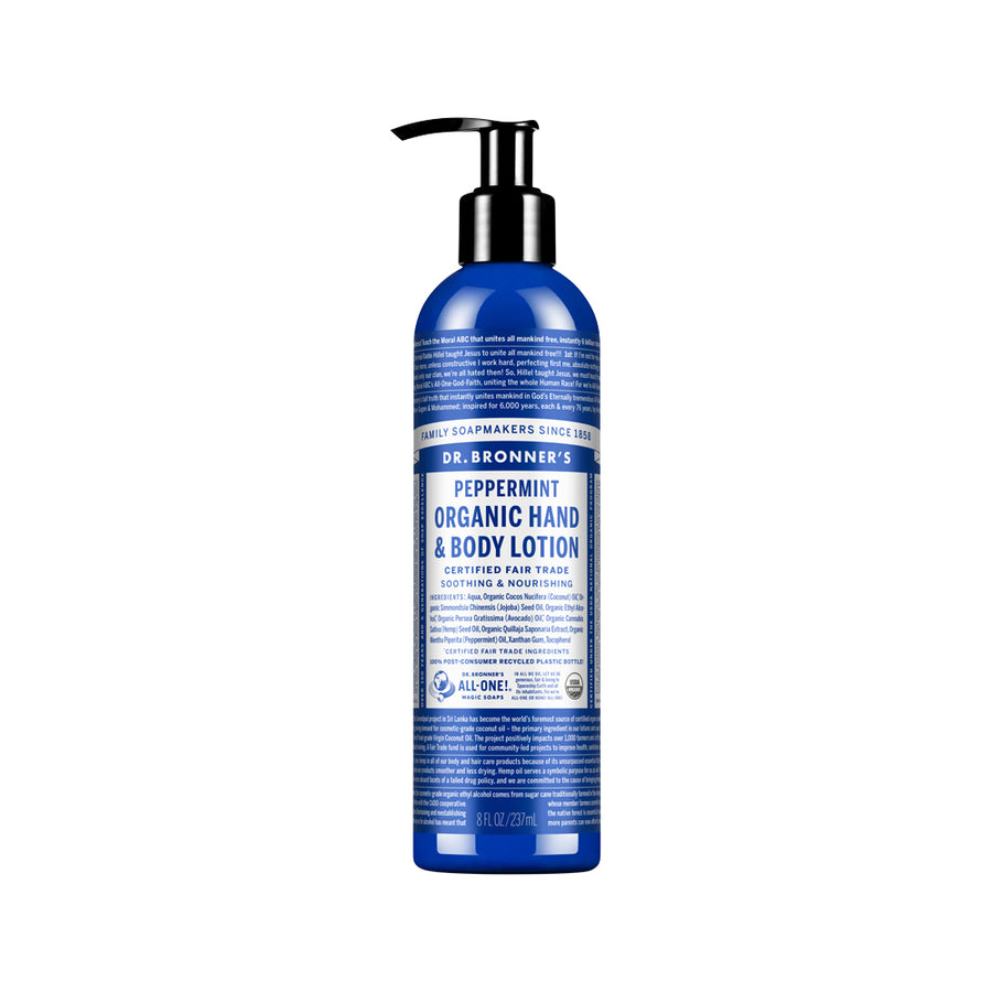 Dr. Bronners Peppermint Organic Hand & Body Lotion 237ml