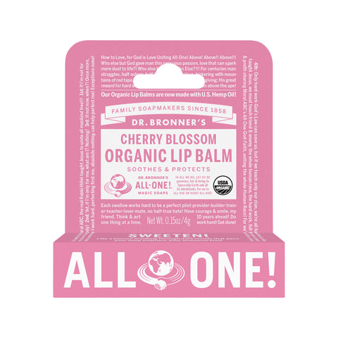 Dr. Bronner's Organic Lip Balm Cherry Blossom 4g