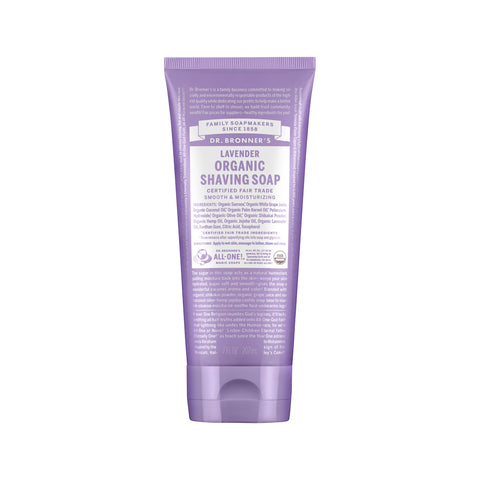 Dr. Bronner's Lavender Organic Shaving Soap 207mL