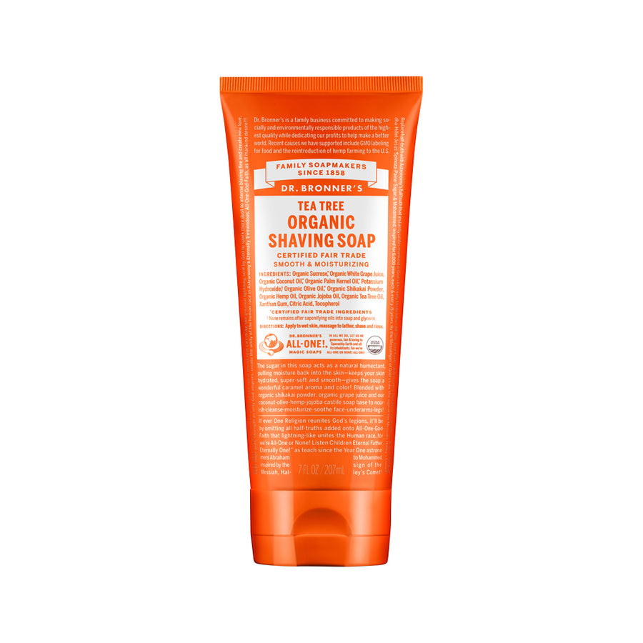 Dr. Bronner's Tea Tree Organic Shaving Soap 207ml