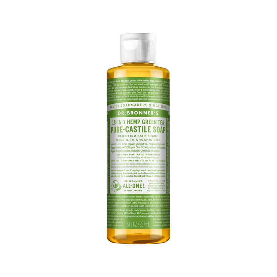 Dr. Bronner's 18 in 1 Hemp Green Tea Pure Castile Soap 237ml