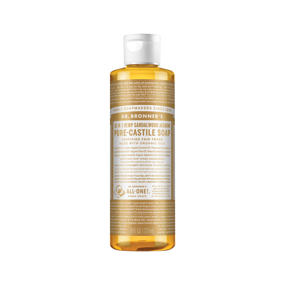 Dr. Bronner's 18 in 1 Hemp Sandalwood Jasmin Pure Castile Soap 237ml