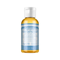 Dr. Bronner's Pure Castile Soap Liquid (Hemp 18 in 1) Unscented (Baby) 59ml