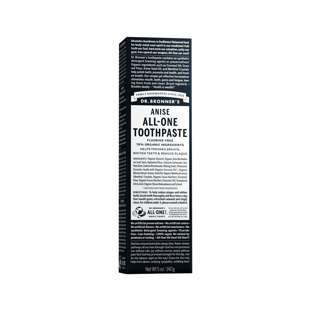 Dr. Bronner's Anise All One Toothpaste 140g