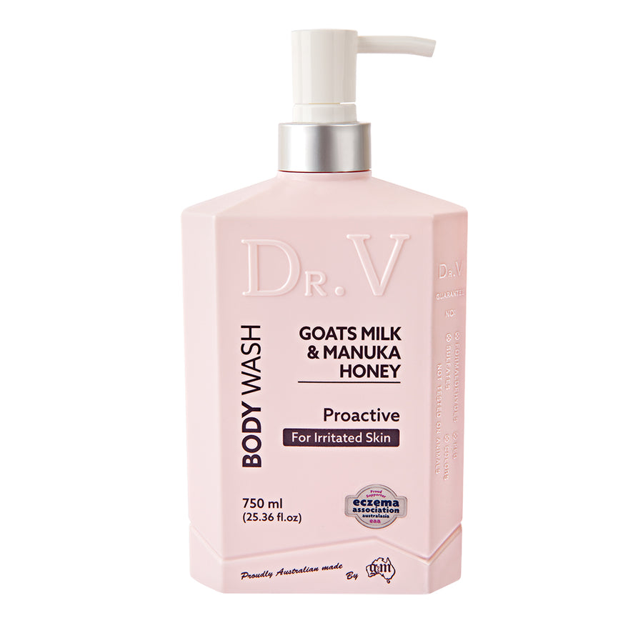Dr. V Goats Milk & Manuka Honey Body Wash 750ml