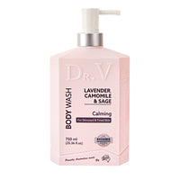 Dr. V Body Wash Lavender Camomile and Sage Calming 750ml