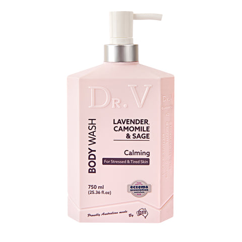 Dr. V Body Wash Lavender Camomile and Sage Calming 750ml