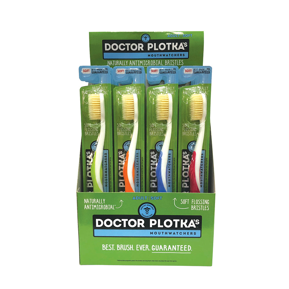 Dr. Plotka's Mouthwatchers Adult Soft Mixed Toothbrushes