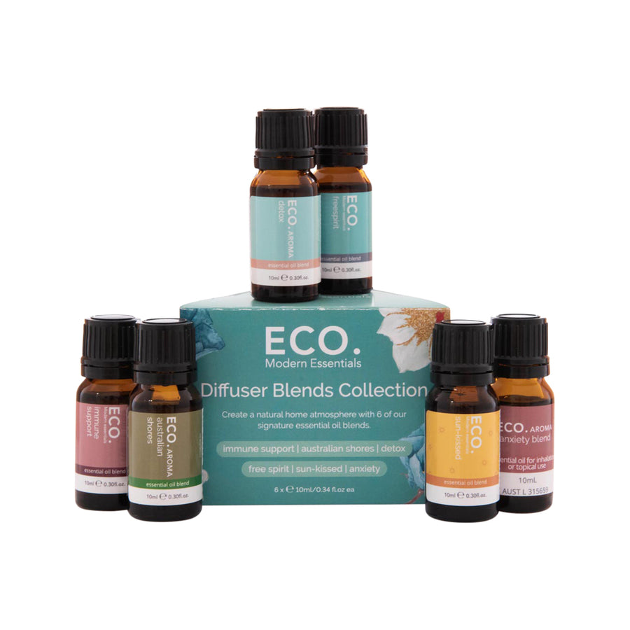 ECO Mod Ess Essential Oil Collection Diffuser Blends 10ml x 6 Pack