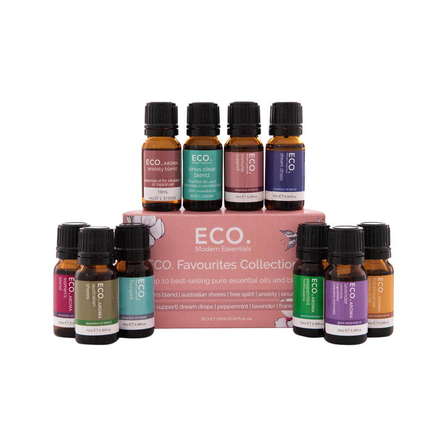 ECO Mod Ess Essential Oil Collection Favourites 10ml x 10 Pack