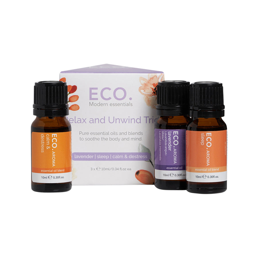 ECO Mod Ess Essential Oil Trio Relax and Unwind 10ml x 3 Pack