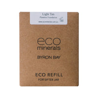 Eco Minerals Light Tan Flawless Foundation Byron Bay Eco Refill 5g