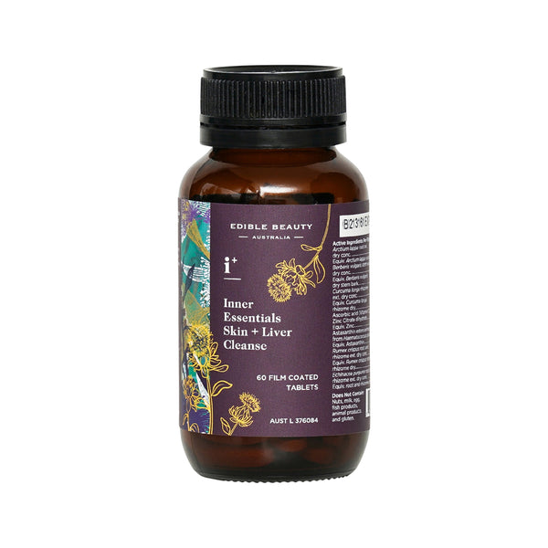 Edible Beauty Aust Inner Essentials Skin Plus Liver Cleanse 60t