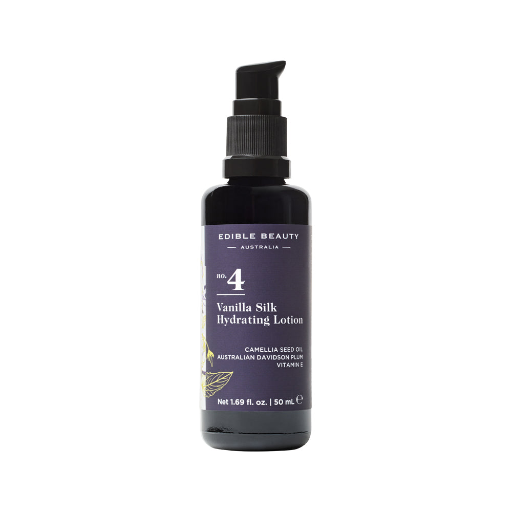 Edible Beauty Australia Number 4 Vanilla Silk Hydrating Lotion 50mL