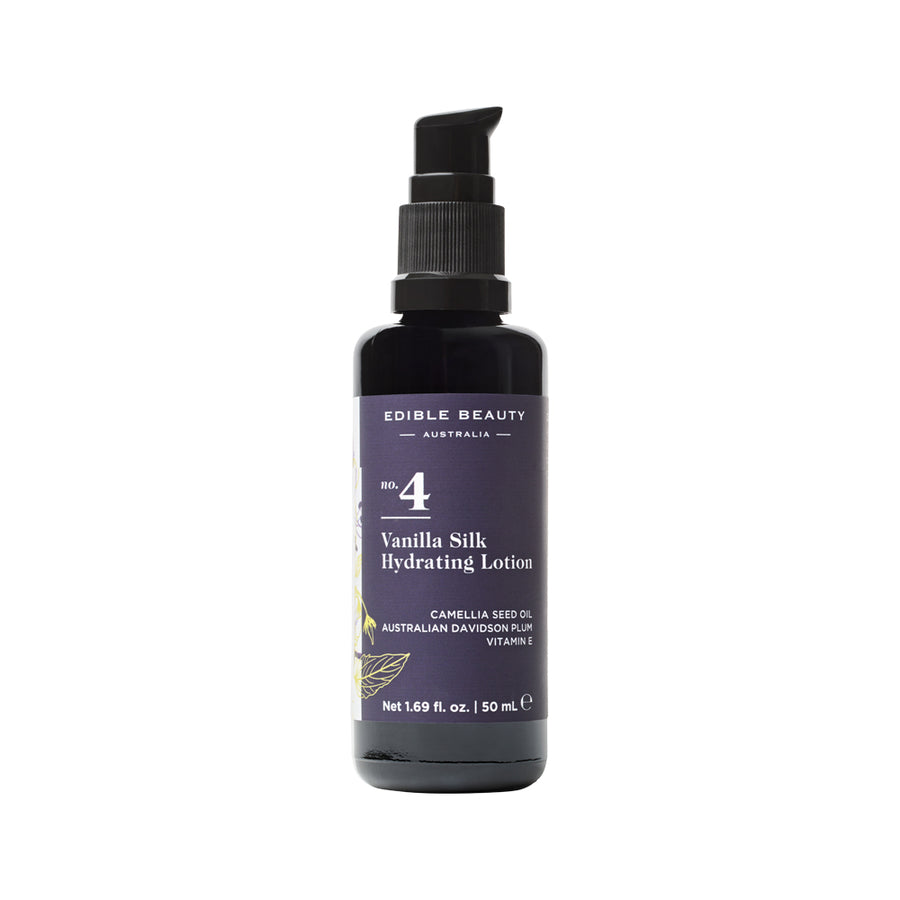 Edible Beauty Australia Number 4 Vanilla Silk Hydrating Lotion 50mL