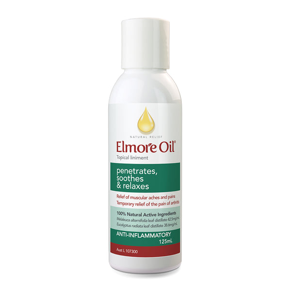 Elmore Oil Natural Relief Topical Liniment Anti Inflam 125ml