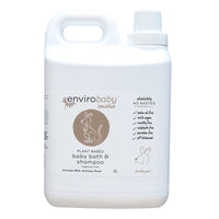 Envirobaby Sensitive Plant Based Baby Bath and Shampoo Fragrance Free 2L