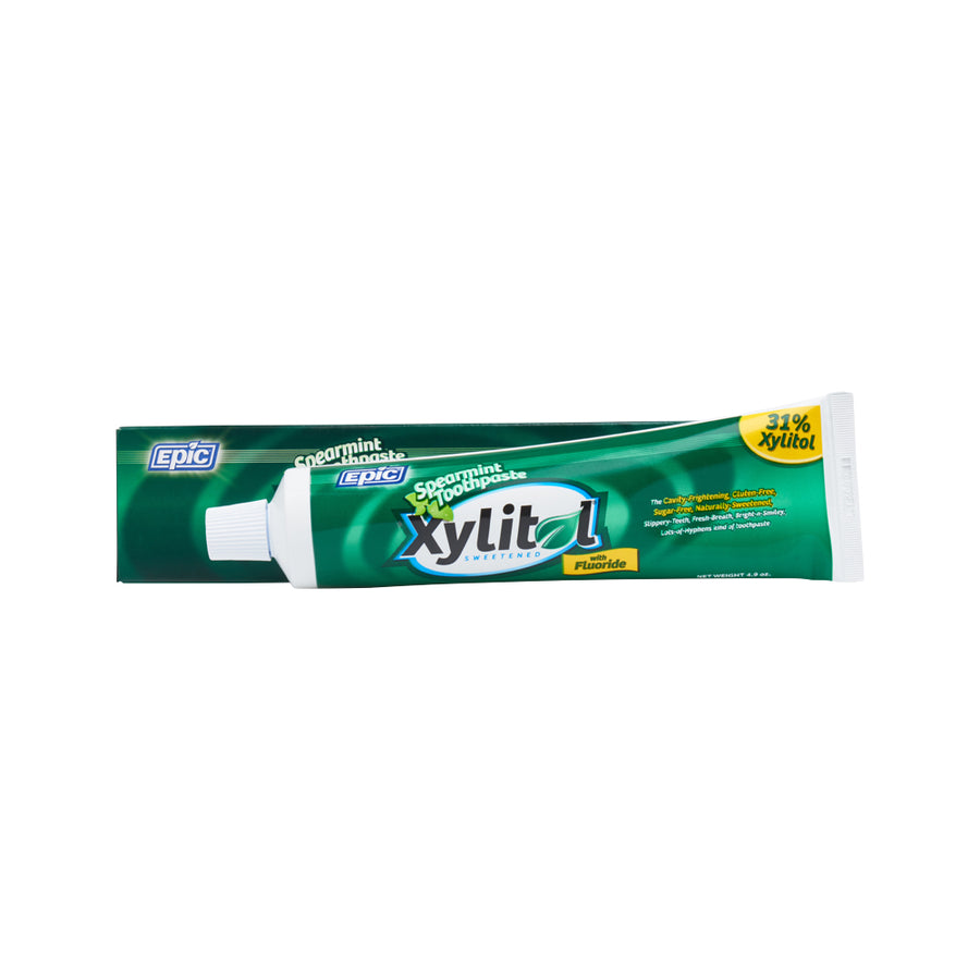 Epic Toothpaste Xylitol Spearmint with Fluoride 4.9oz